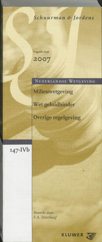 Omslag van Milieuwetgeving