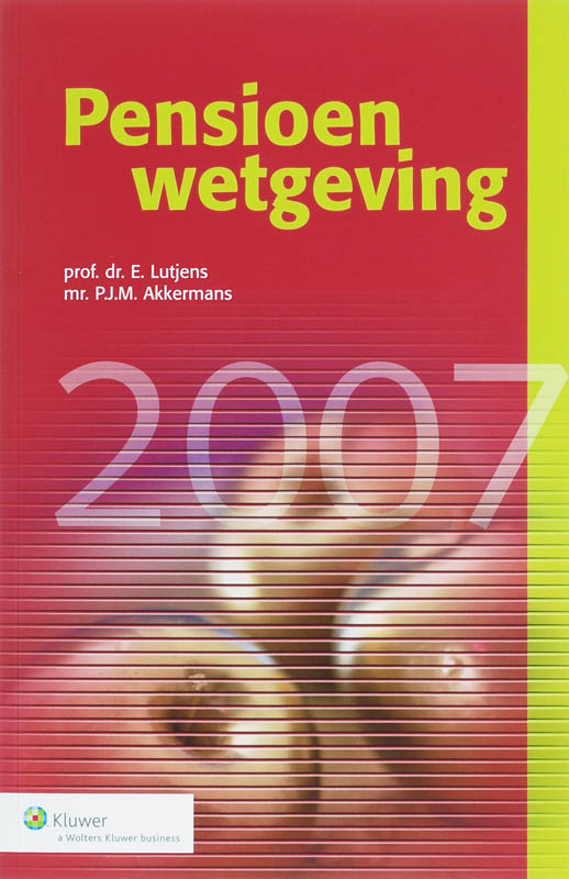 Omslag van Pensioenwetgeving