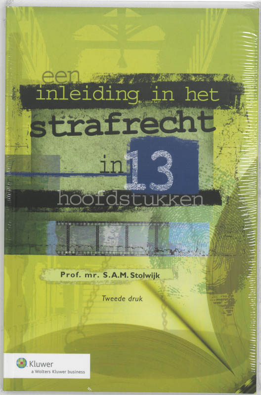 Omslag van Een inleiding in het strafrecht in 13 hoofdstukken