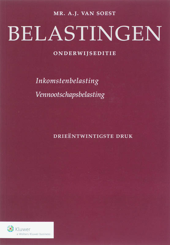 Omslag van Inkomstenbelasting vennootschapsbelasting