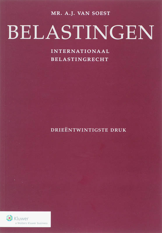 Omslag van internationaal belastingrecht