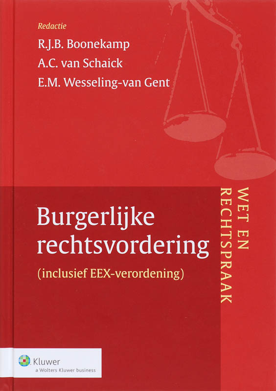 Omslag van Wet en Rechtspraak Burgerlijke Rechtsvordering