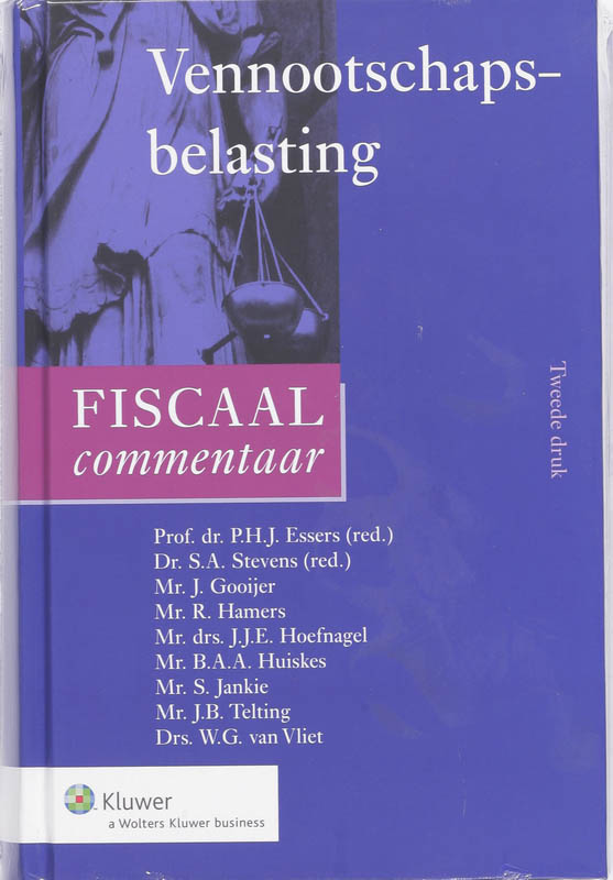 Omslag van Vennootschapsbelasting