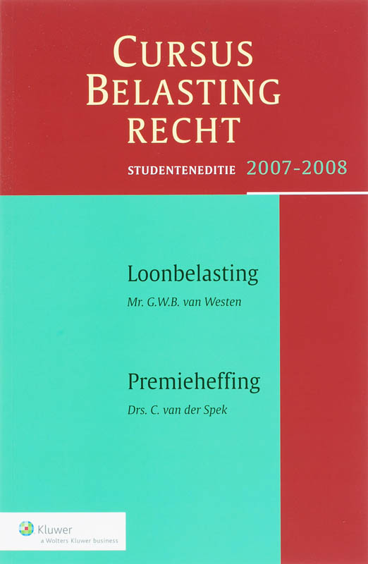 Omslag van Studenteneditie 2007-2008