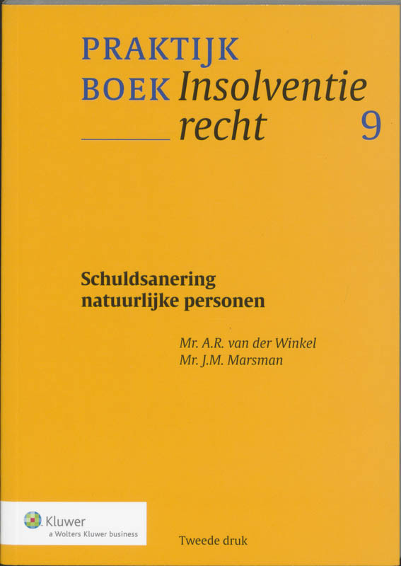 Omslag van Schuldsanering van natuurlijke personen