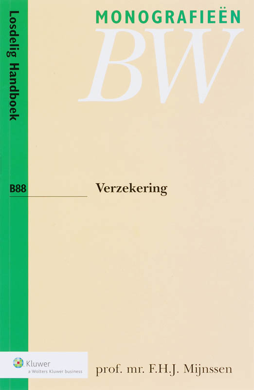 Omslag van Verzekering