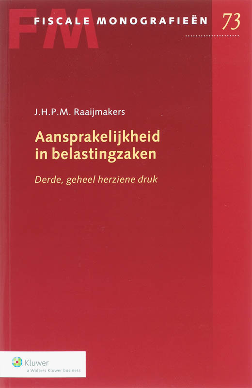 Omslag van Aansprakelijkheid in belastingzaken