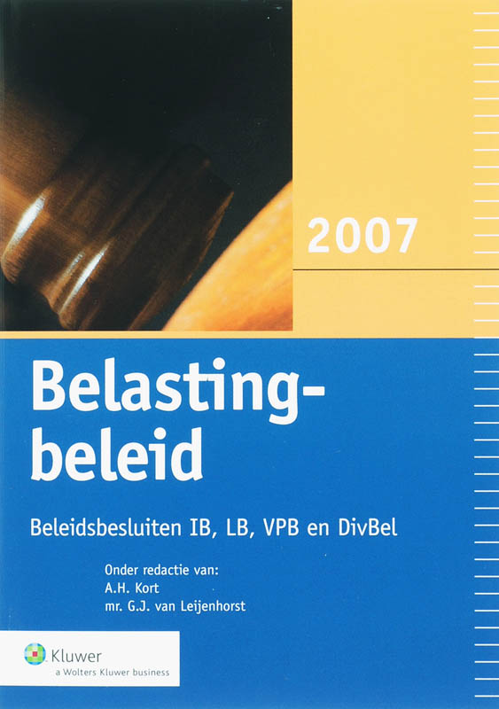 Omslag van Pocket Belastingbeleid
