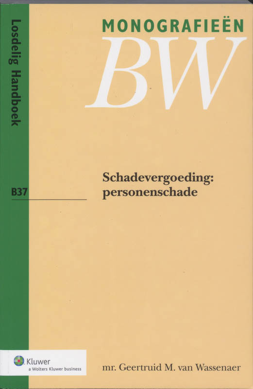 Omslag van Schadevergoeding: personenschade