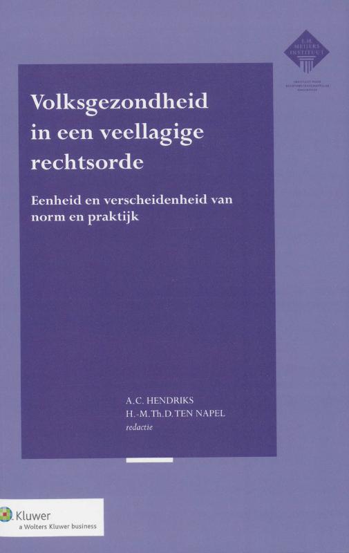 Omslag van Volksgezondheid en een veellagige rechtsorde
