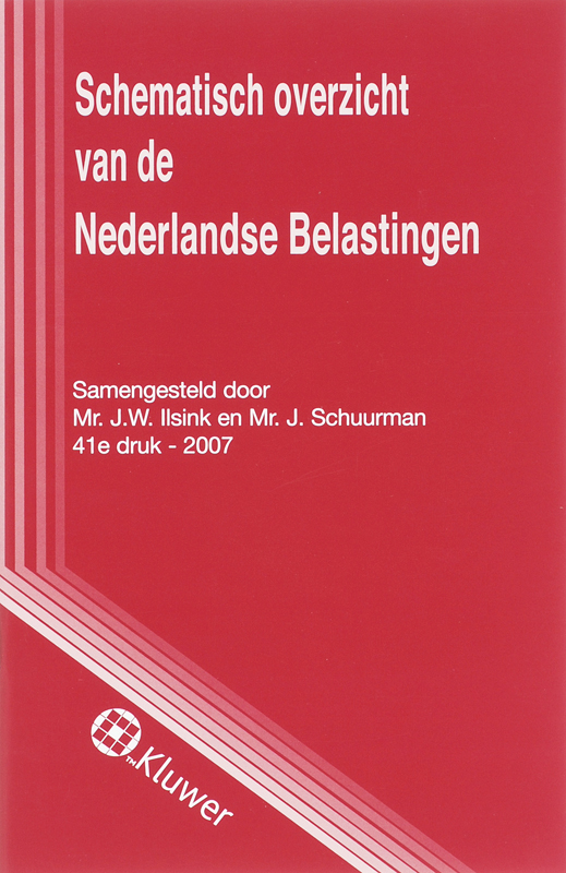 Omslag van Schematisch overzicht van de Nederlandse belastingen