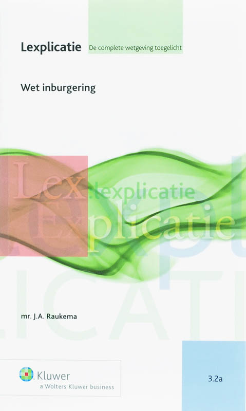 Omslag van Wet inburgering