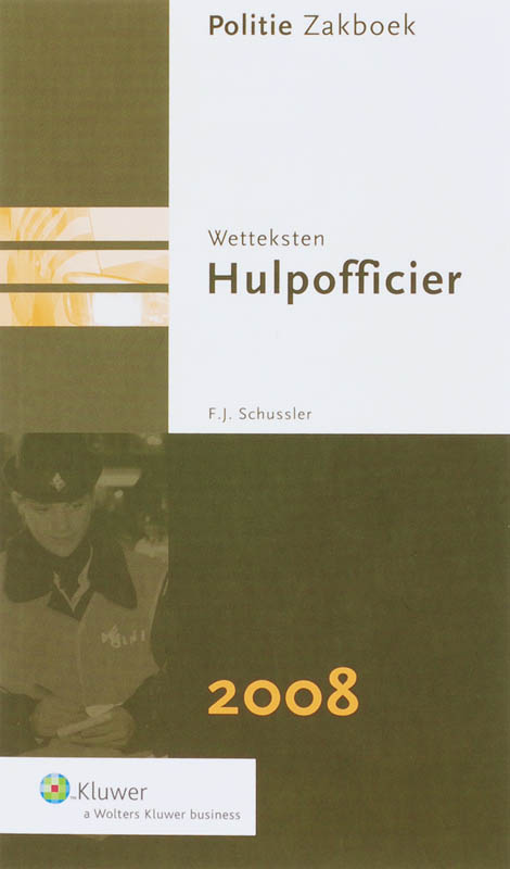 Omslag van Zakboek voor de hulpofficier van justitie