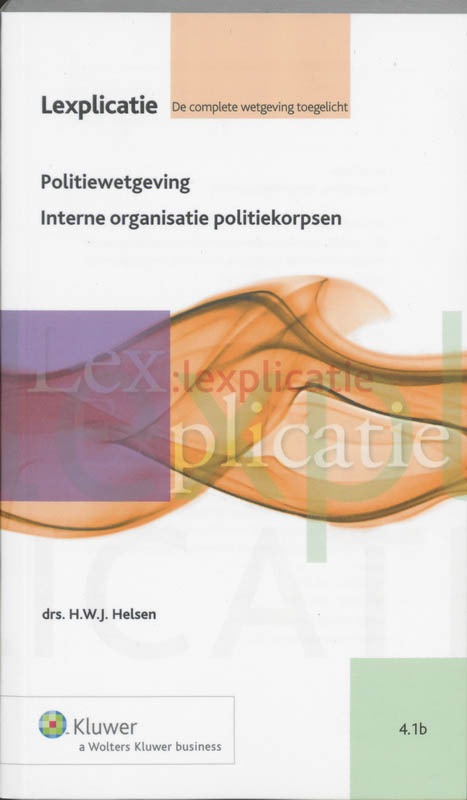 Omslag van 1b Interne organisatie politiekorpsen