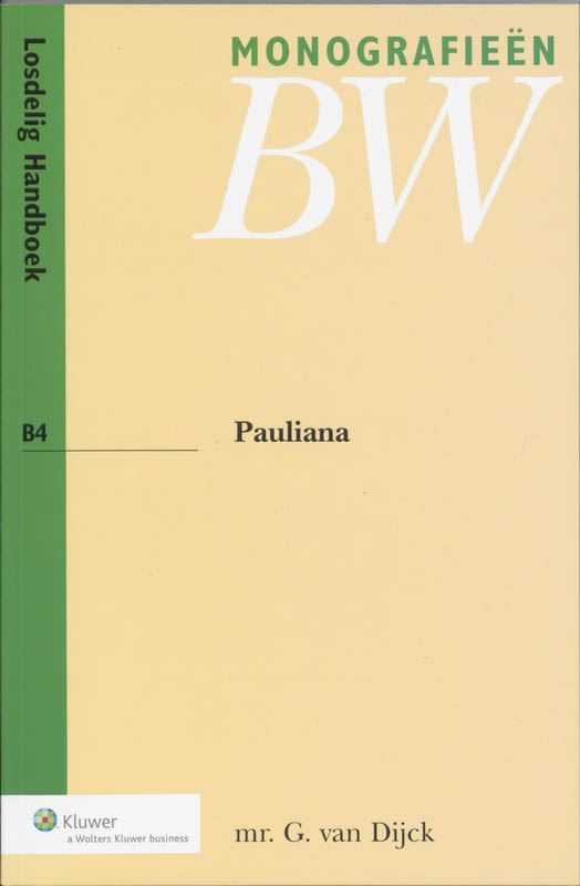 Omslag van Pauliana