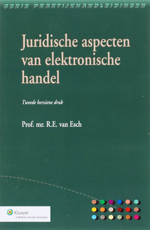 Omslag van Juridische aspecten van elektronische handel