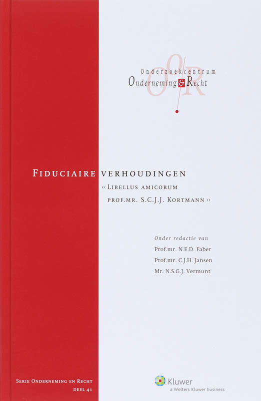 Omslag van Fiduciaire verhoudingen