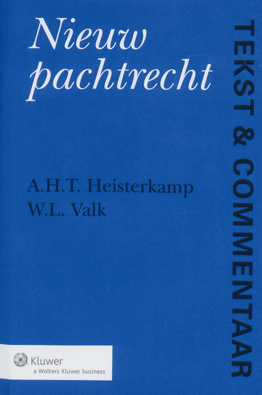 Omslag van Nieuw Pachtrecht