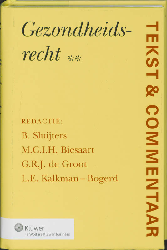 Omslag van Gezondheidsrecht