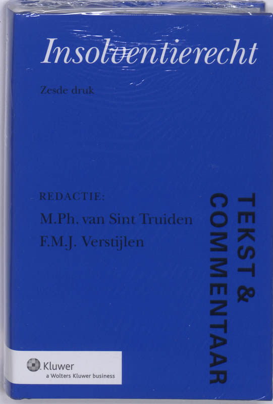 Omslag van Tekst & Commentaar Insolventierecht