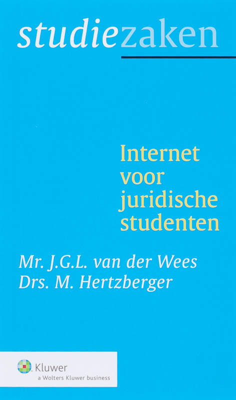 Omslag van Internet voor juridische studenten