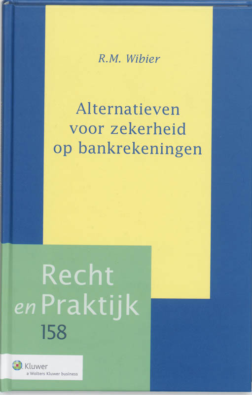 Omslag van Alternatieven voor zekerheid op bankrekeningen