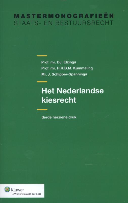 Omslag van Het Nederlandse kiesrecht