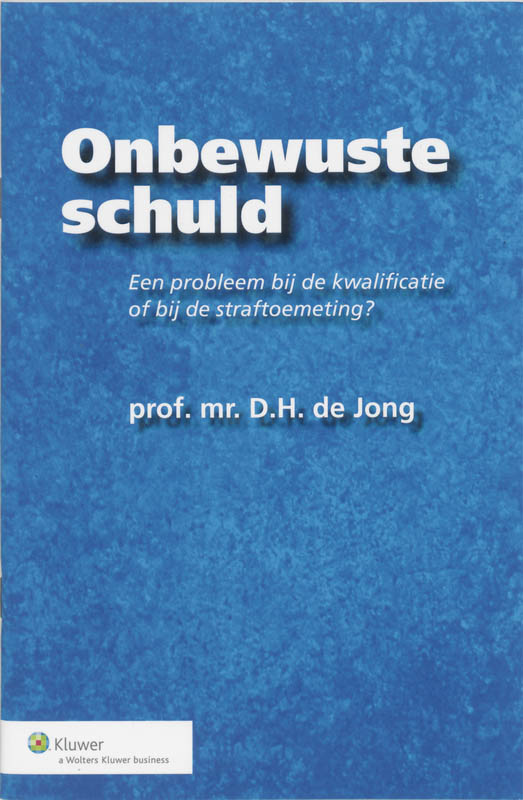 Omslag van Onbewuste schuld