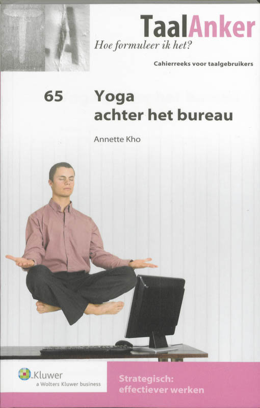 Omslag van Yoga achter het buro