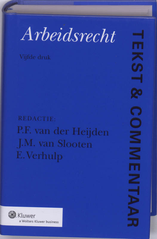 Omslag van Tekst & Commentaar : Arbeidsrecht