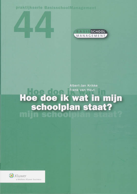 Omslag van Hoe doe ik wat in mijn schoolplan staat?