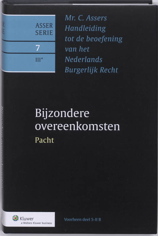 Omslag van 7-III Pacht
