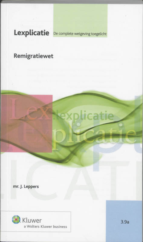 Omslag van Remigratiewet