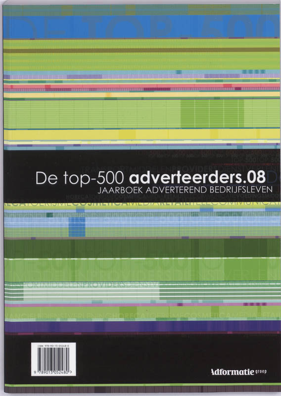Omslag van De top-500 adverteerders.08