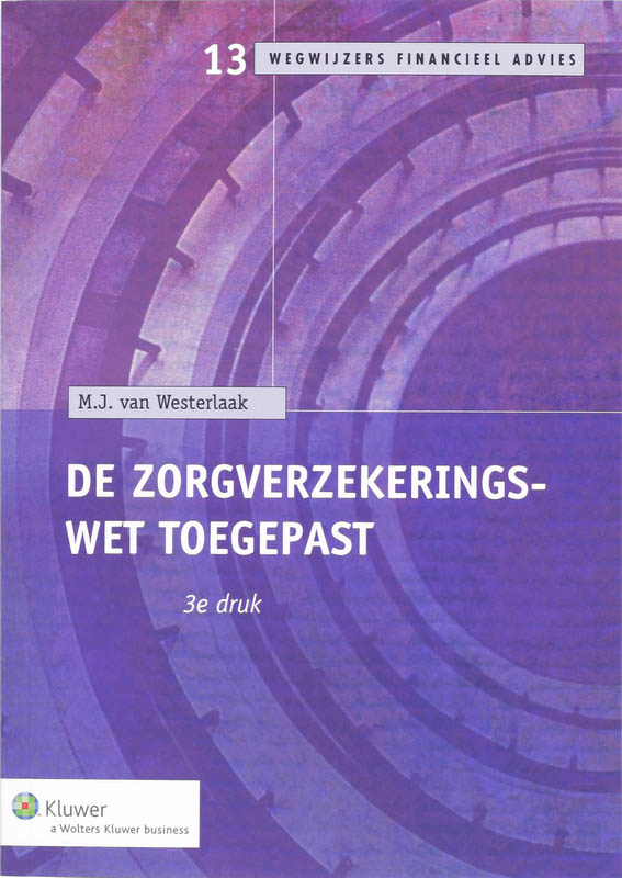 Omslag van De zorgverzekeringswet toegepast