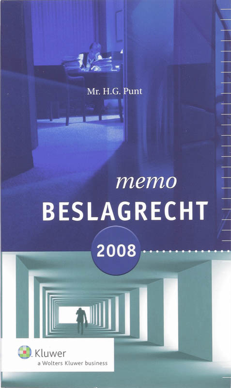 Omslag van Memo beslagrecht 2008