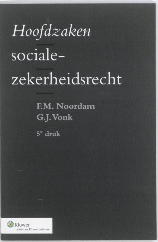 Omslag van Hoofdzaken socialezekerheidsrecht