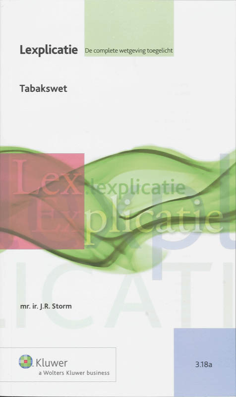 Omslag van Tabakswet
