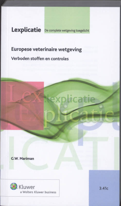 Omslag van Europese veterinaire wetgeving