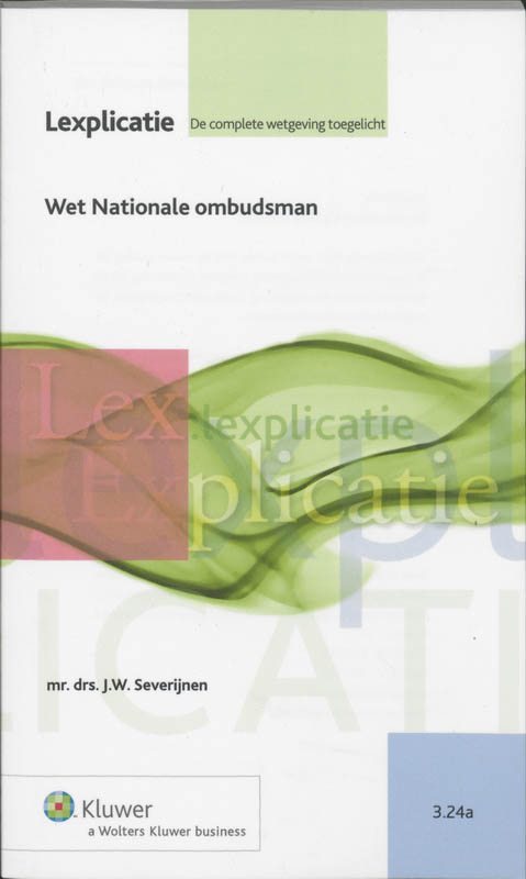 Omslag van Wet Nationale ombudsman