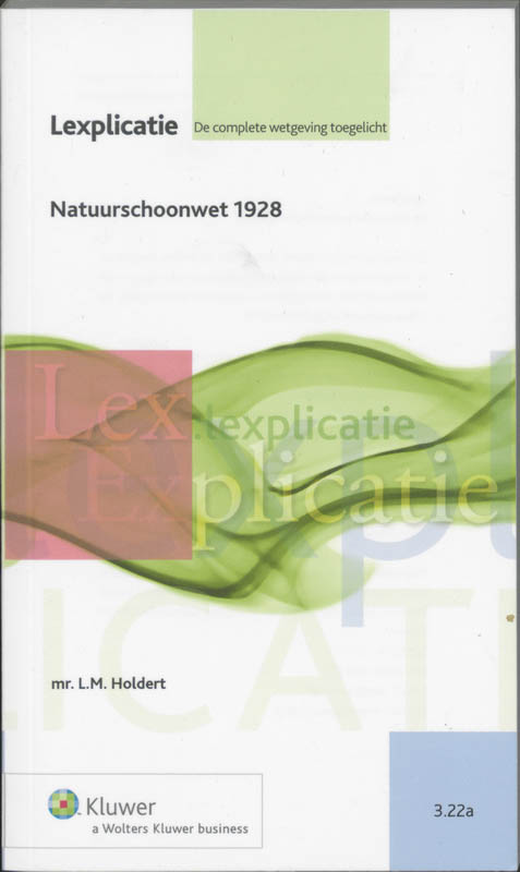 Omslag van Lexplicatie Natuurschoonwet 1928