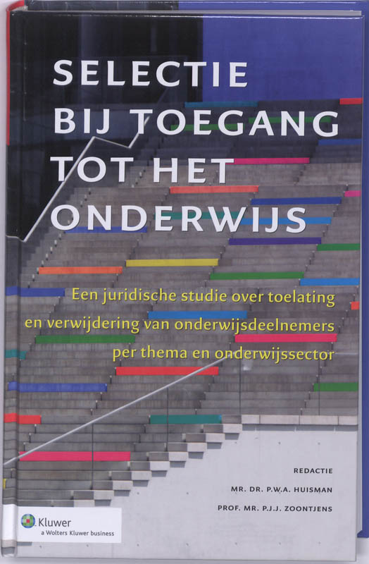 Omslag van Selectie bij toegang tot het onderwijs