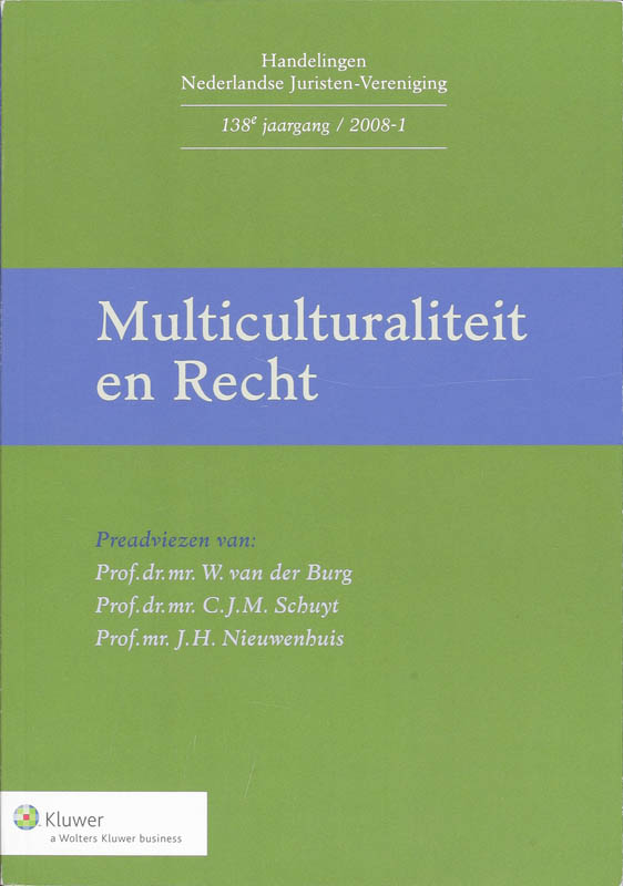 Omslag van Multiculturaliteit en recht