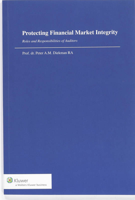 Omslag van Protecting financial market integrity