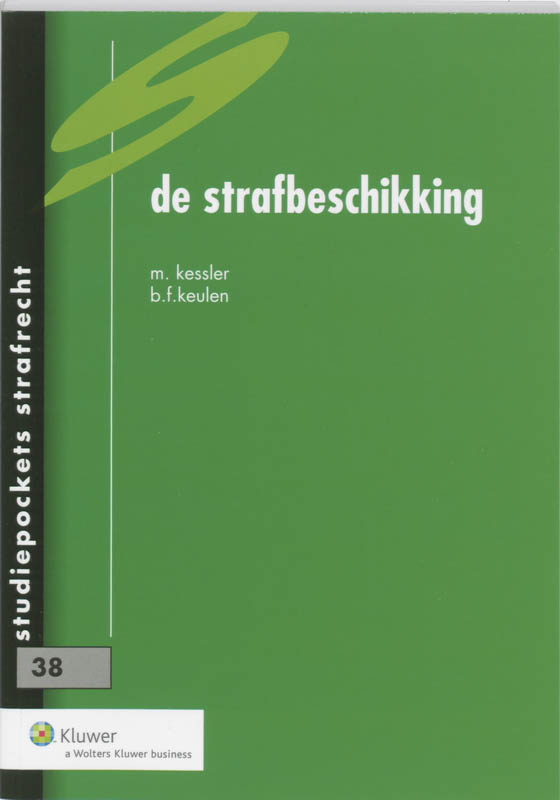 Omslag van De strafbeschikking