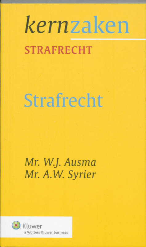 Omslag van Strafrecht