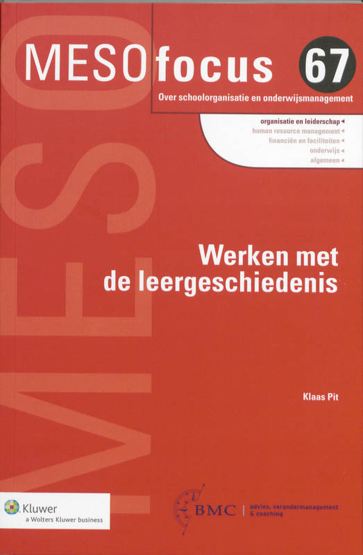 Omslag van Werken met de leergeschiedenis
