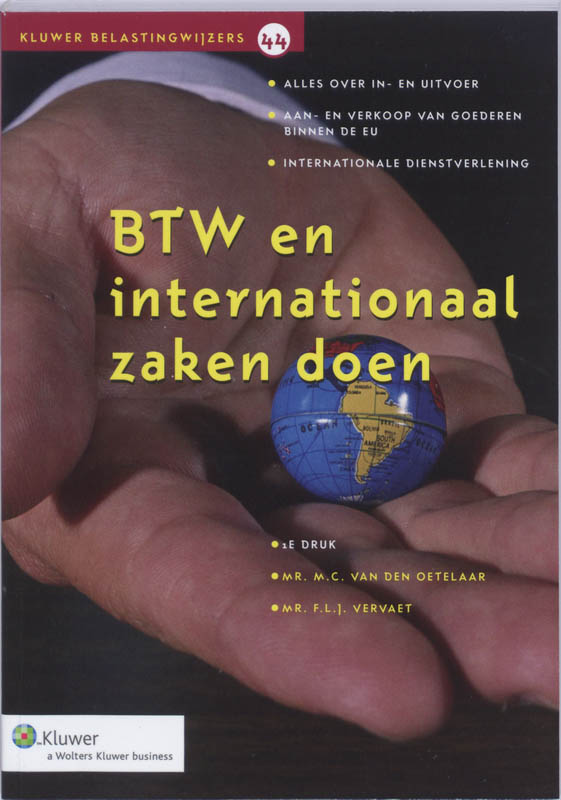 Omslag van BTW en internationaal zaken doen