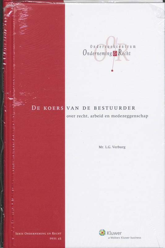 Omslag van De koers van de bestuurder