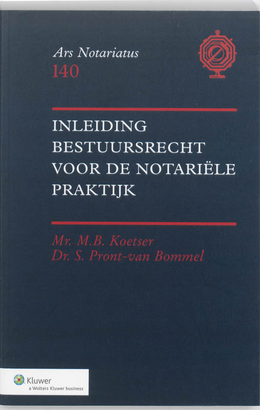 Omslag van Inleiding bestuursrecht voor de notariele praktijk